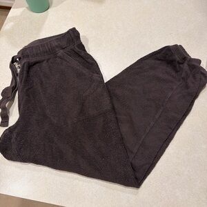 aerie Chocolate Brown Plush Lounge Pants